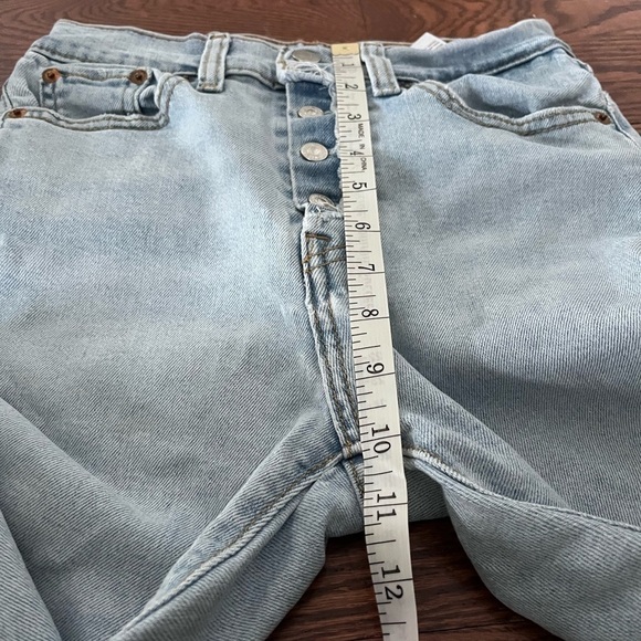 Levi’s wedgie straigth size 25 light wash expose bottom - Picture 7 of 9
